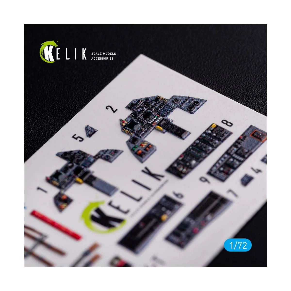 AMX-T interior 3D decals for Italeri kit, 1/72 - Kelik K72088