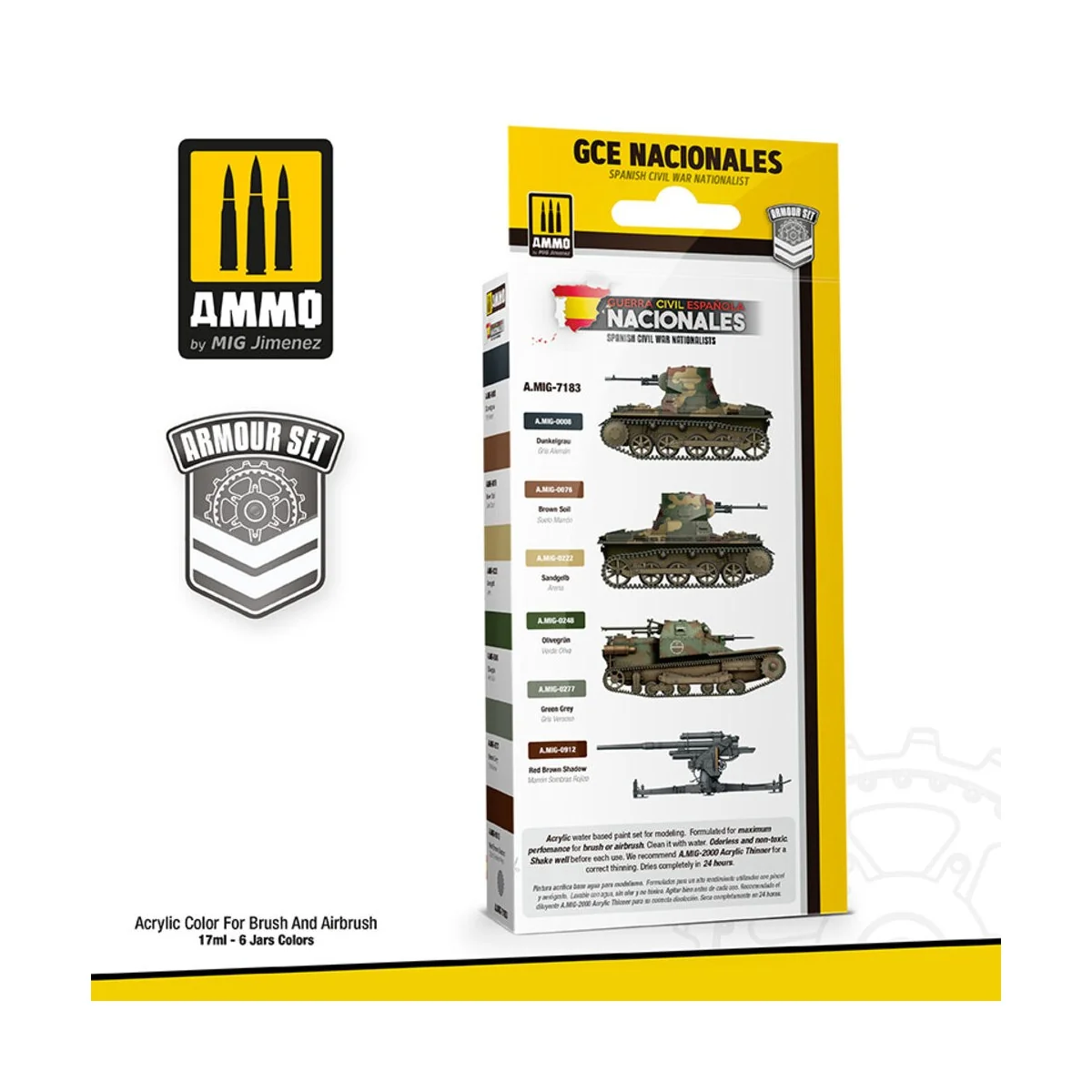 Spanish Civil War - Nationalists Set - AMMO by MIG Jimenez A.MIG-7183