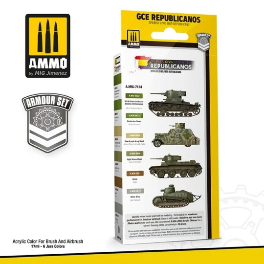 Spanish Civil War - Republicans Set - AMMO by MIG Jimenez A.MIG-7184