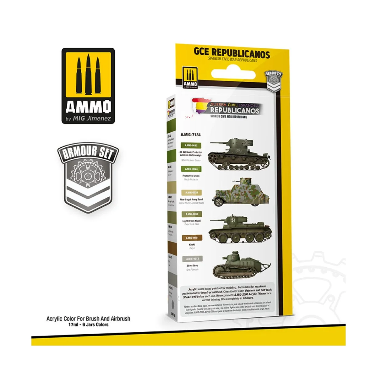 Spanish Civil War - Republicans Set - AMMO by MIG Jimenez A.MIG-7184