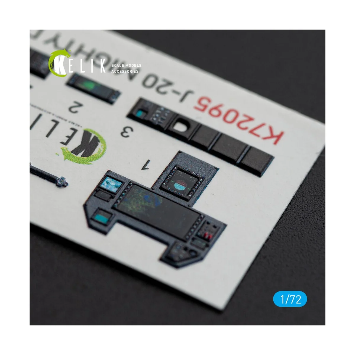 J-20 Mighty Dragon - interior 3D decals for Dream Model kit, 1/72 -...