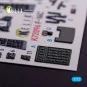 F-16C - interior 3D decals for Hasegawa kit, 1/72 - Kelik K72096