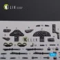 Folland Gnat T.1 interior 3D decals for Airfix kit, 1/72 - Kelik K7...