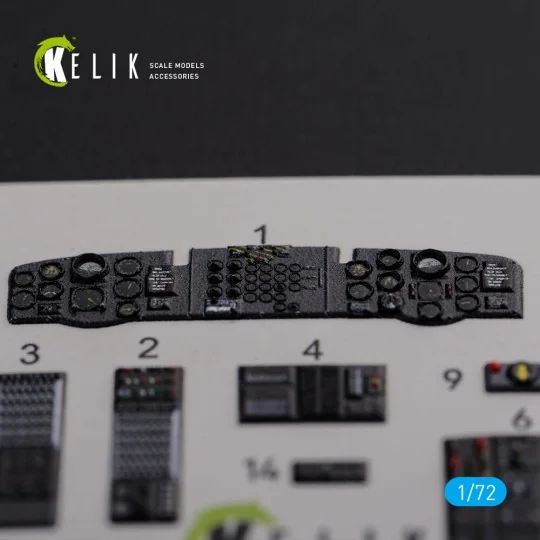 CH-47A interior 3D decals for Trumpeter kit, 1/72 - Kelik K72103