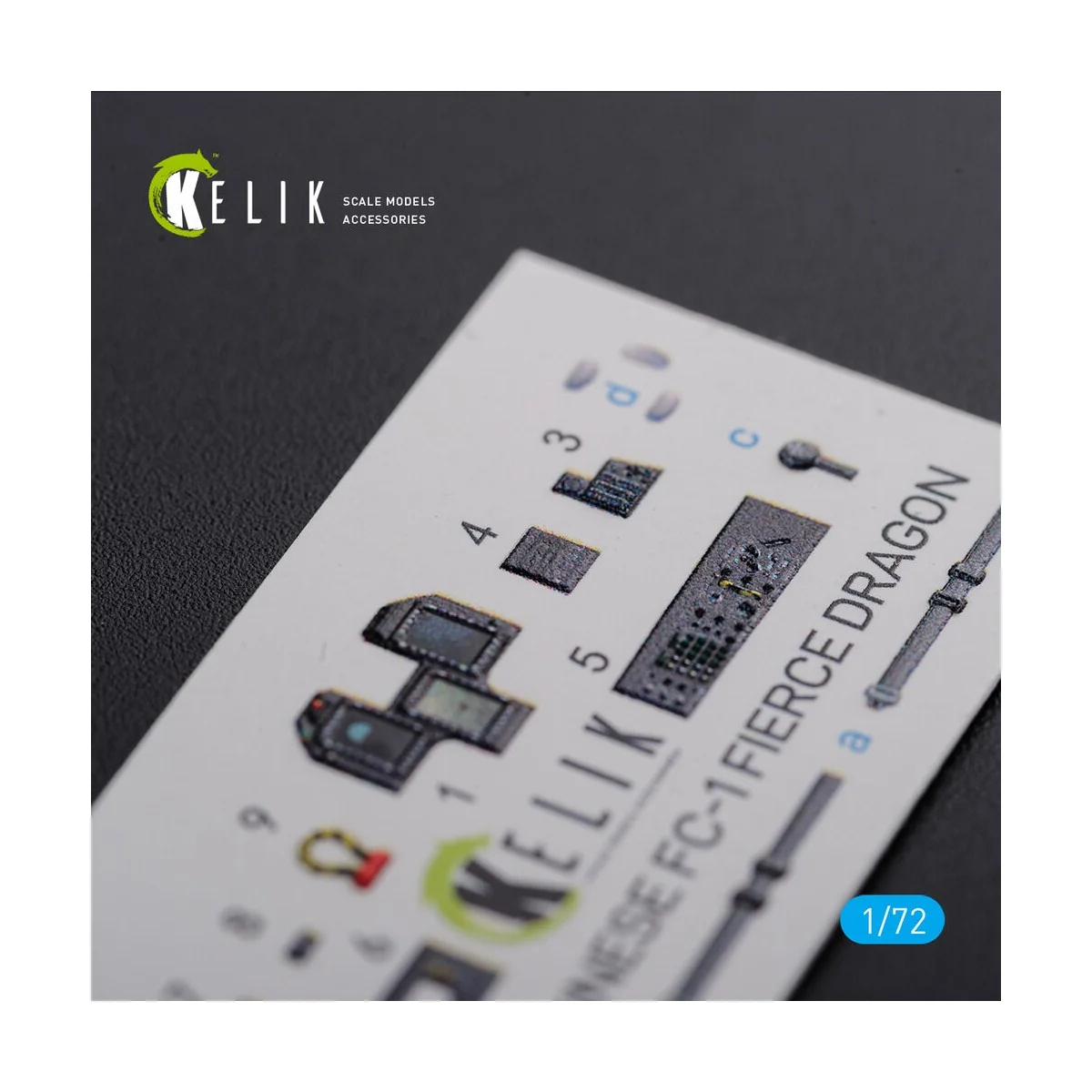 Chinese FC-1 Fierce Dragon interior 3D decals for Trumpeter kit, 1/...