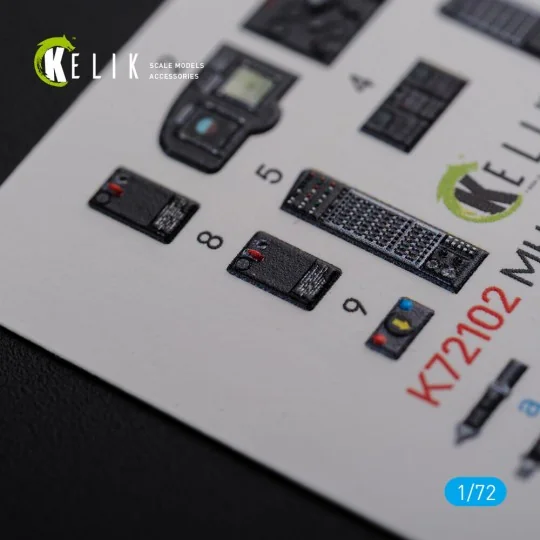 MH-47E interior 3D decals for Italeri kit, 1/72 - Kelik K72102