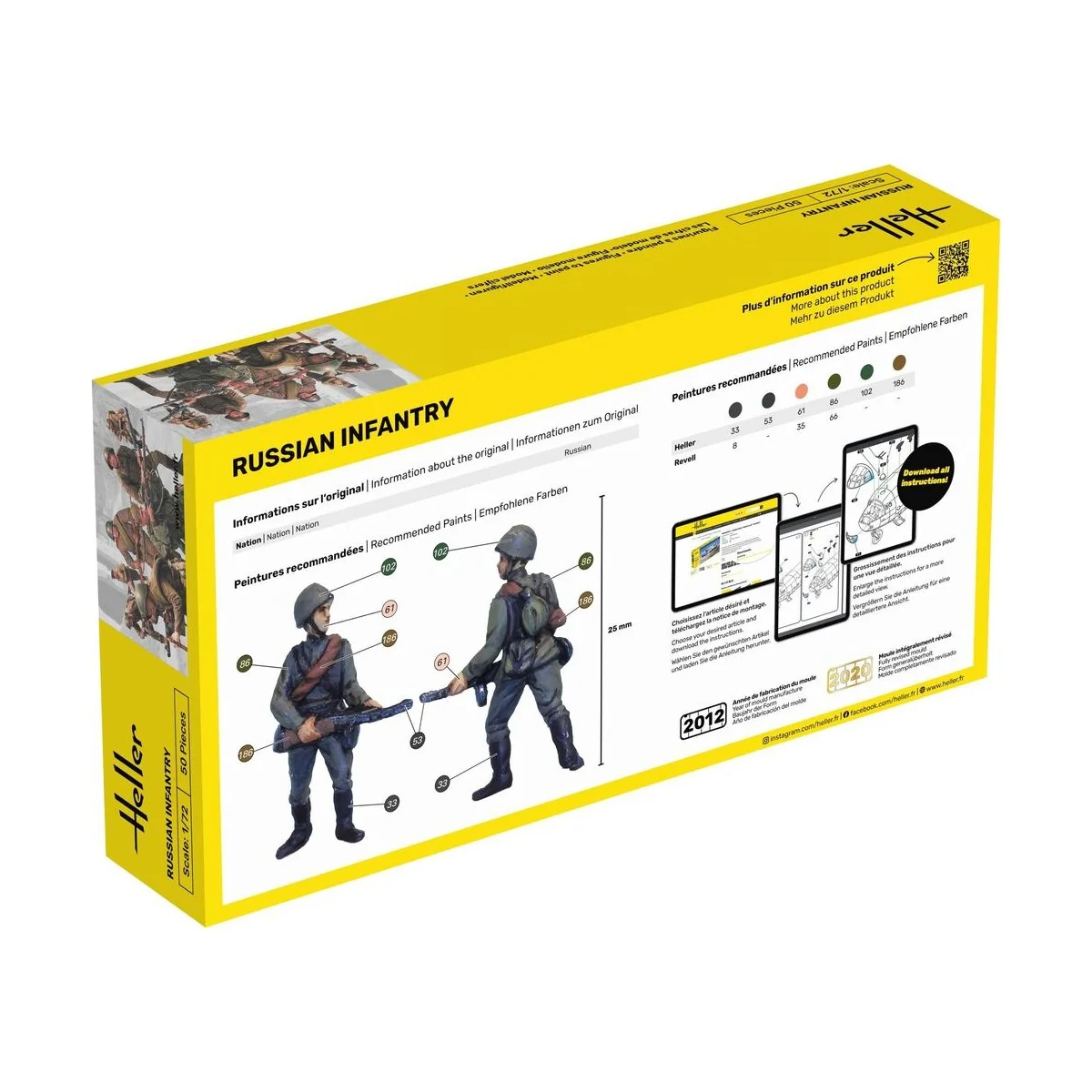 Russian Infantry, 1/72 - Heller 49603