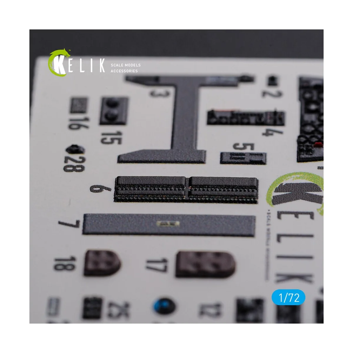 HE-219 UHU interior 3D decals for Dragon kit, 1/72 - Kelik K72104