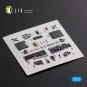 F-16 CJ (Block 50) interior 3D decals for Tamiya kit, 1/72 - Kelik ...