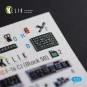 F-16 CJ (Block 50) interior 3D decals for Tamiya kit, 1/72 - Kelik ...