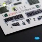F-16 CJ (Block 50) interior 3D decals for Tamiya kit, 1/72 - Kelik ...