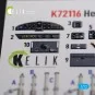 He-111 H6 interior 3D decals for Airfix kit, 1/72 - Kelik K72116