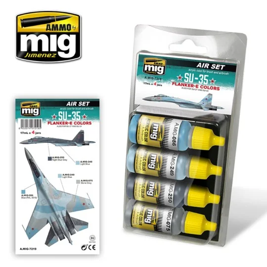 SU-35 Flanker-E Colors (also for SU-27 and SU-34) - AMMO by MIG Jim...
