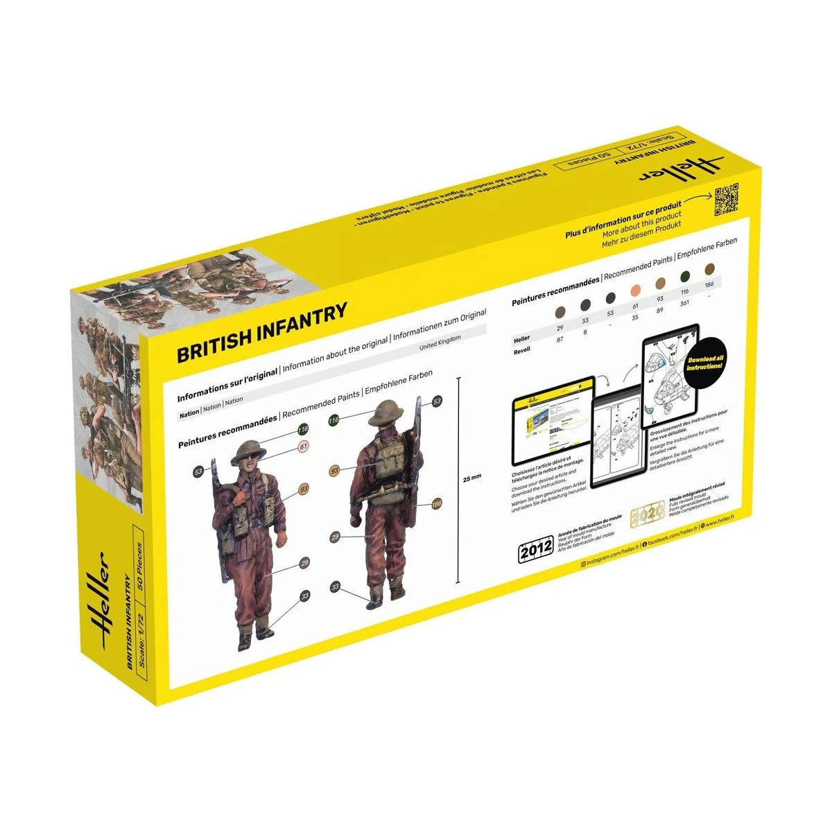 Infanterie Britannique, 1/72 - Heller 49604