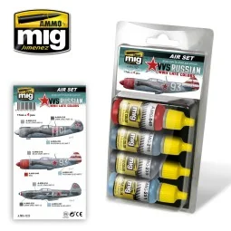 VVS Russian WWII Late Colors - AMMO by MIG Jimenez A.MIG-7223
