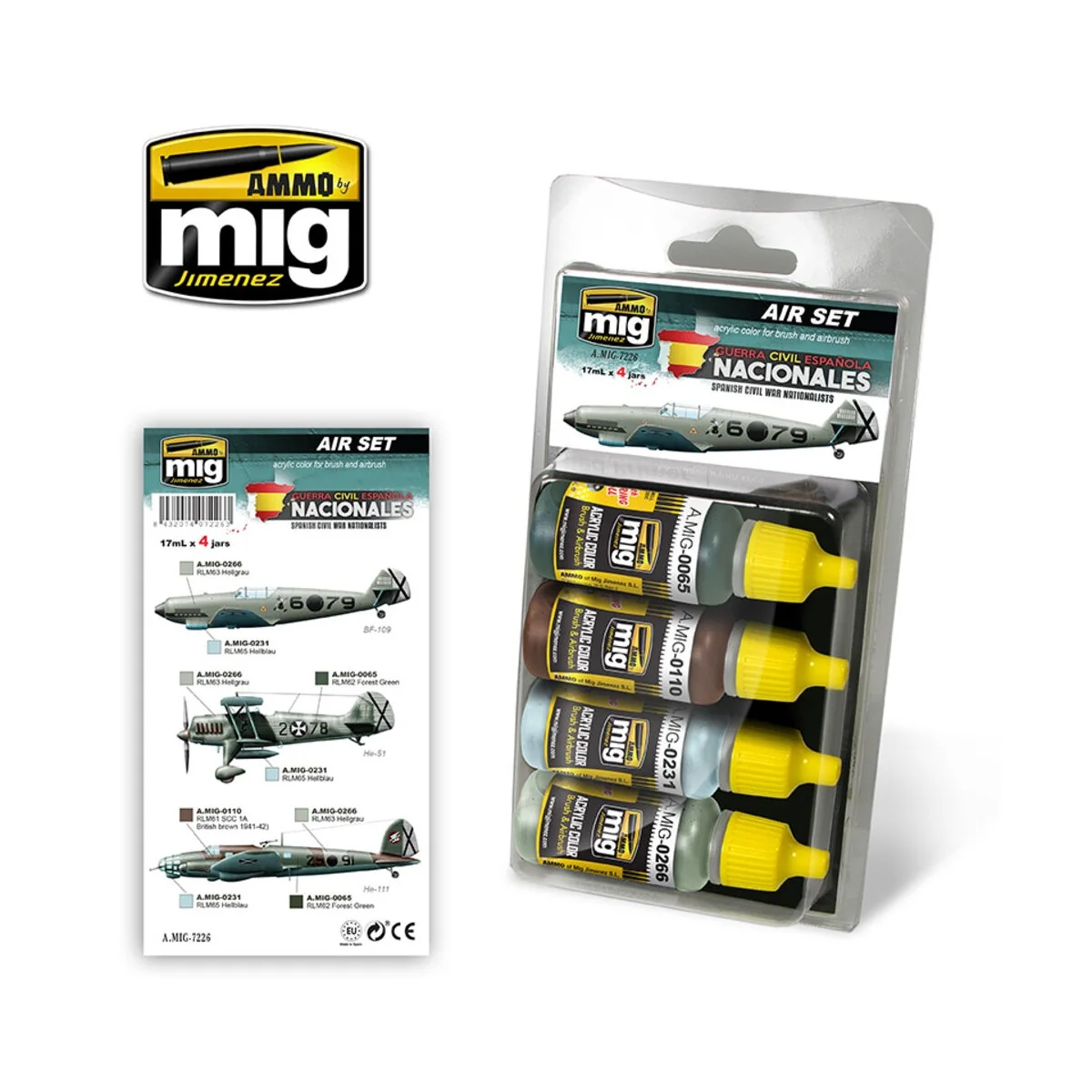 Spanish Civil War - Nationalists Air Set - AMMO by MIG Jimenez A.MI...