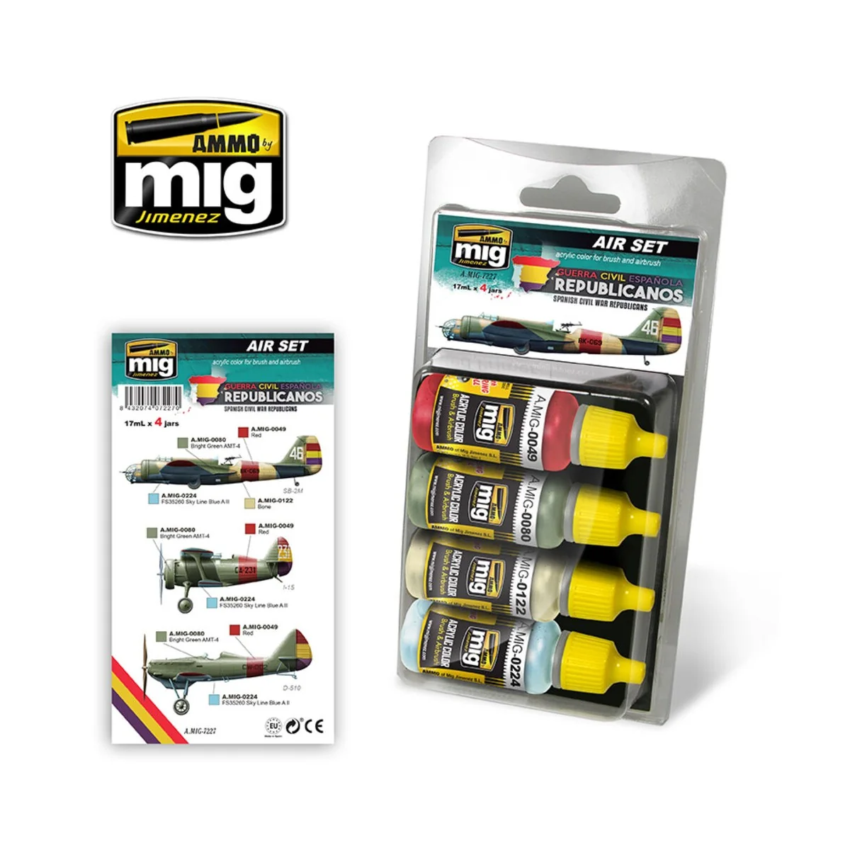 Spanish Civil War - Republicans Air Set - AMMO by MIG Jimenez A.MIG...