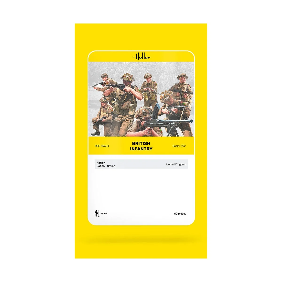 Infanterie Britannique, 1/72 - Heller 49604