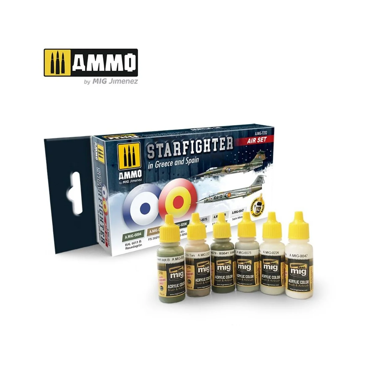 Starfighter in Greece and Spain - AMMO by MIG Jimenez A.MIG-7232