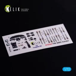 FW-200C Condor - interior 3D decals for Trumpeter kit, 1/72 - Kelik...