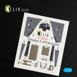 A-4M Skyhawk interior 3D decals for Fujimi/Hobby 2000 kit, 1/72 - K...