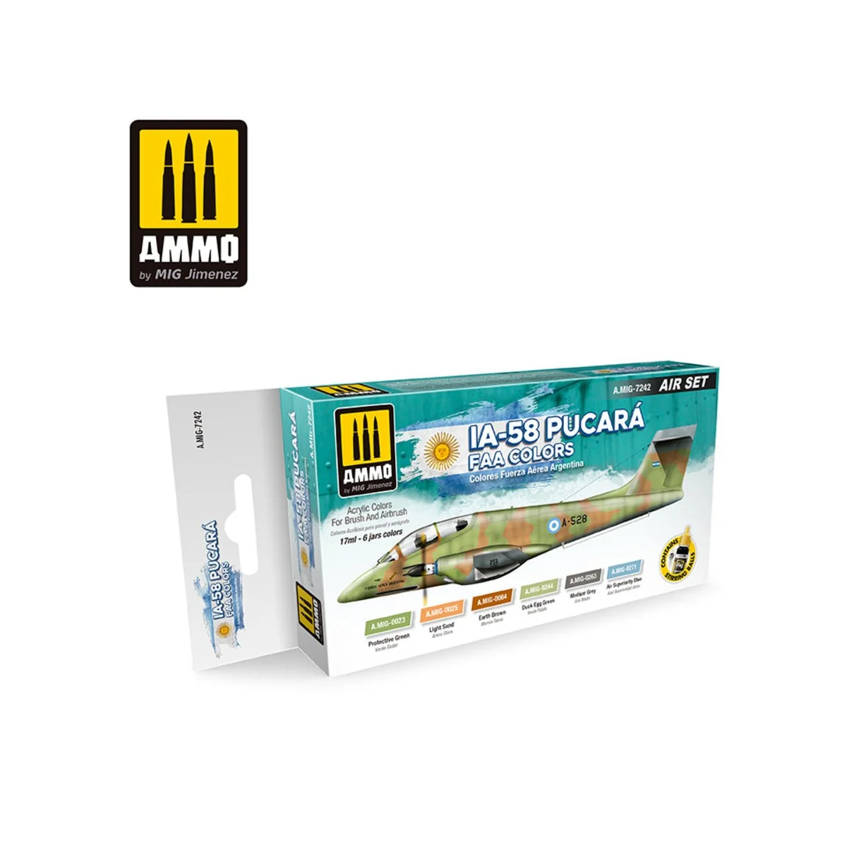 IA-58 Pucará FAA Colors - AMMO by MIG Jimenez A.MIG-7242