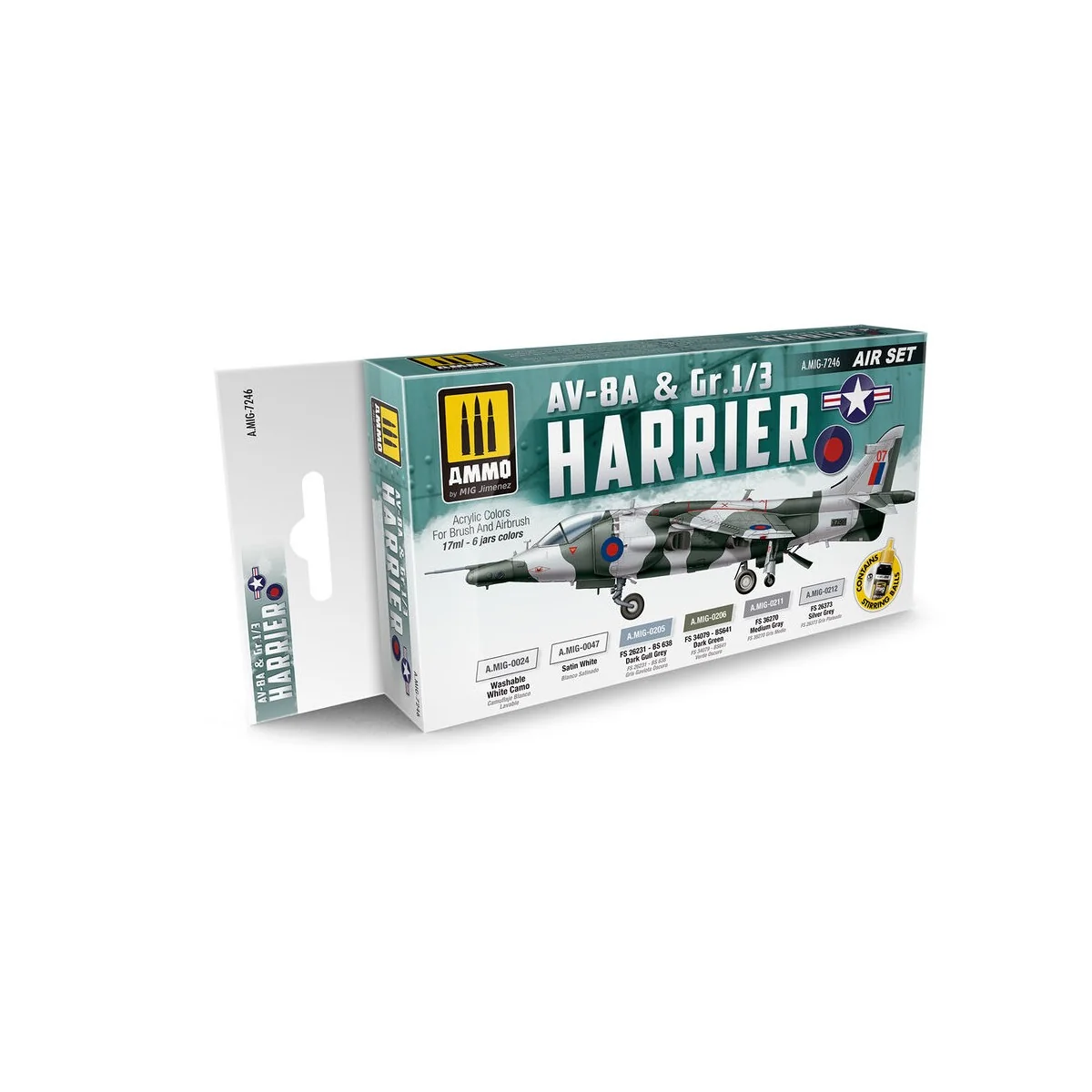 AV-8A & Gr.1/3 Harrier - AMMO by MIG Jimenez A.MIG-7246