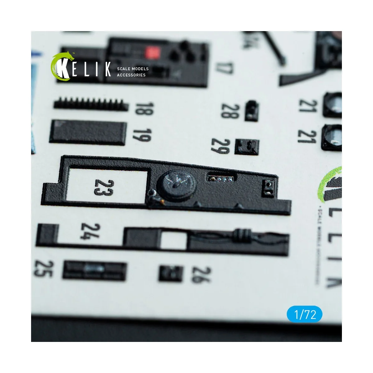 Gannet AS1/AS4 - interior 3D decals for Revell kit, 1/72 - Kelik K7...