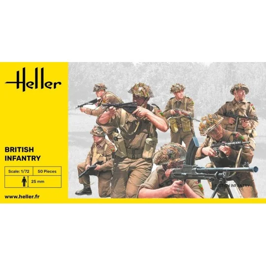 Infanterie Britannique, 1/72 - Heller 49604