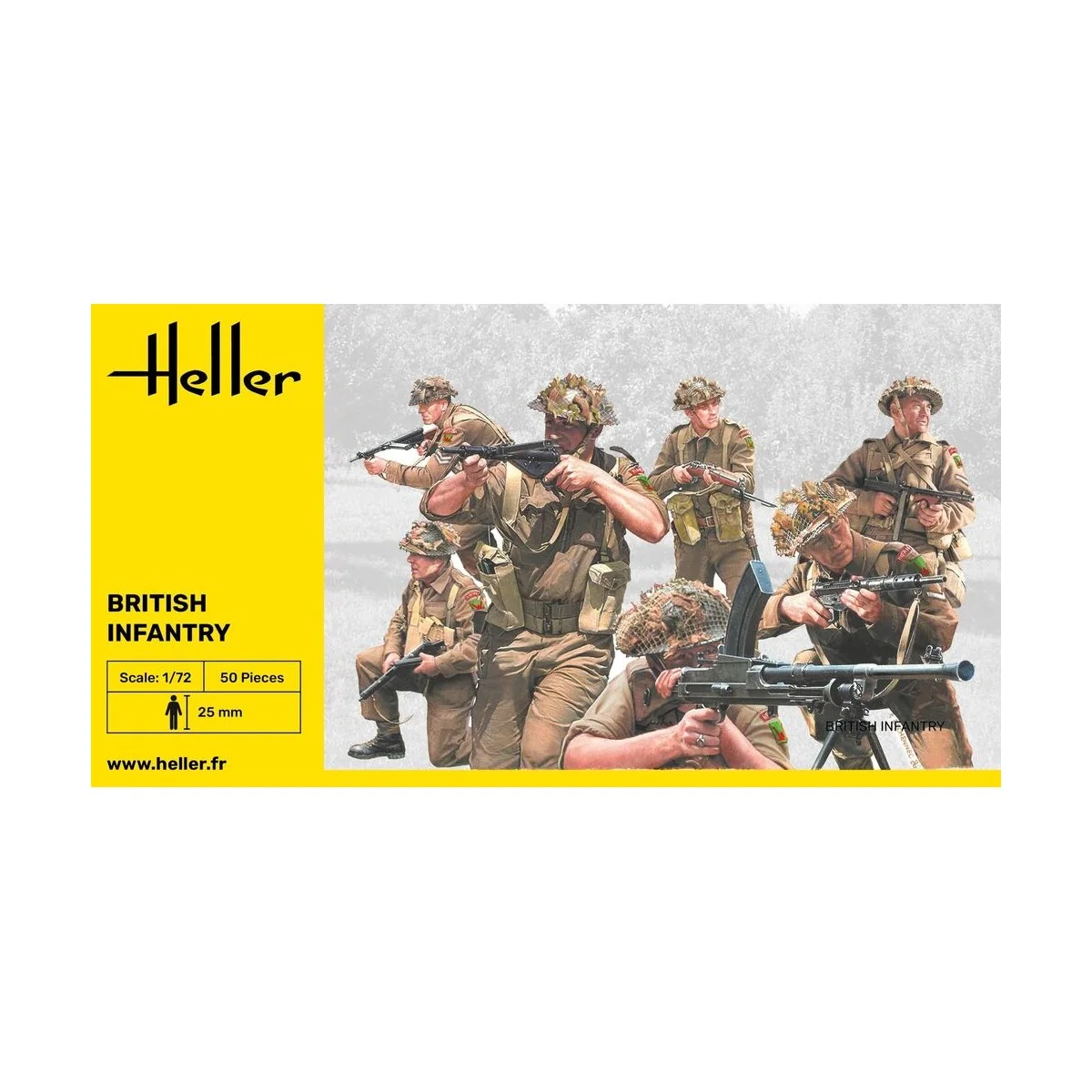 Infanterie Britannique, 1/72 - Heller 49604