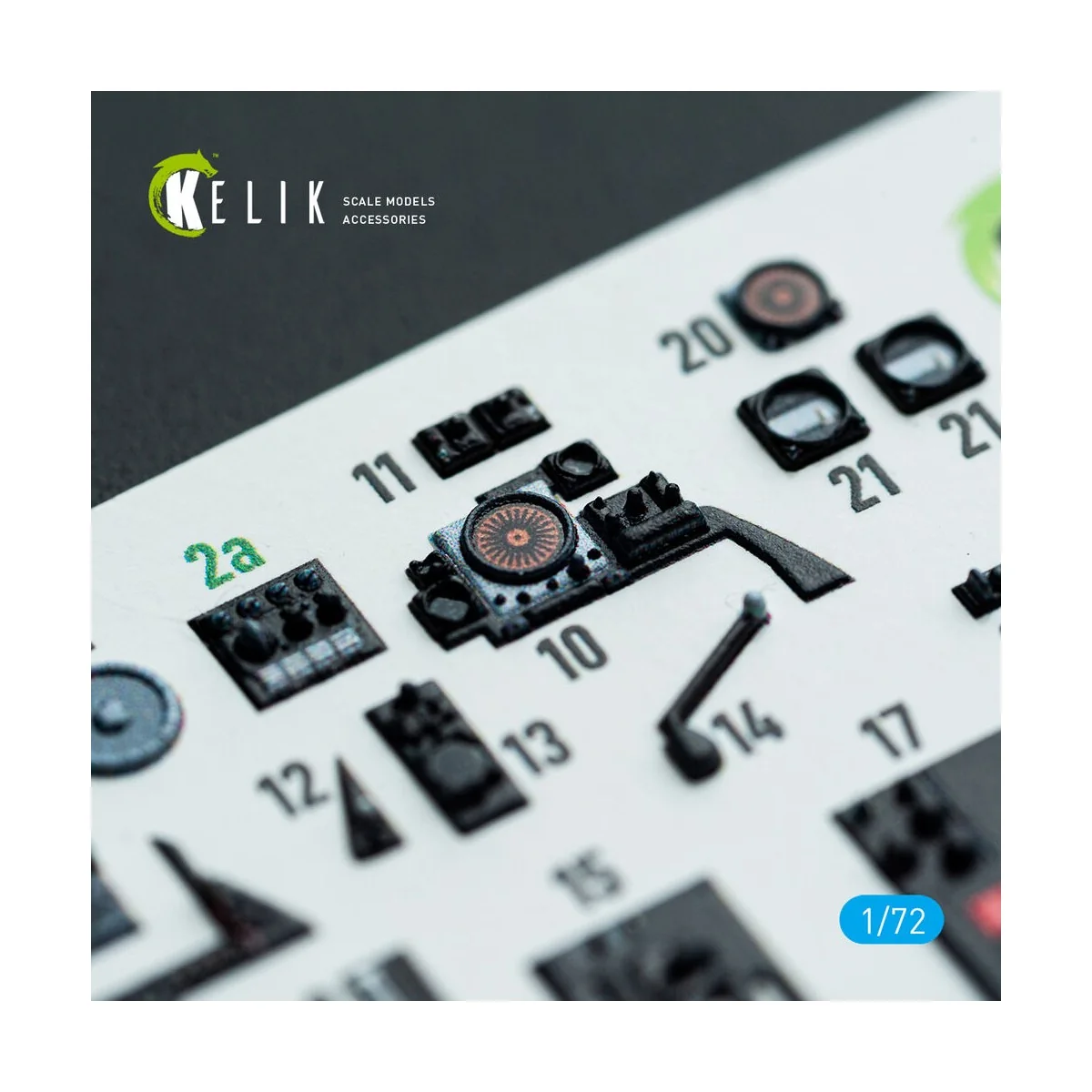 Gannet AS1/AS4 - interior 3D decals for Revell kit, 1/72 - Kelik K7...