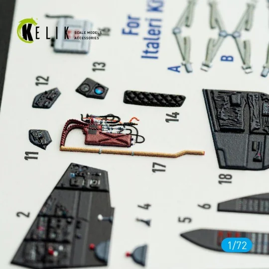 Mi-35/24 - interior 3D decals for Italeri kit, 1/72 - Kelik K72238