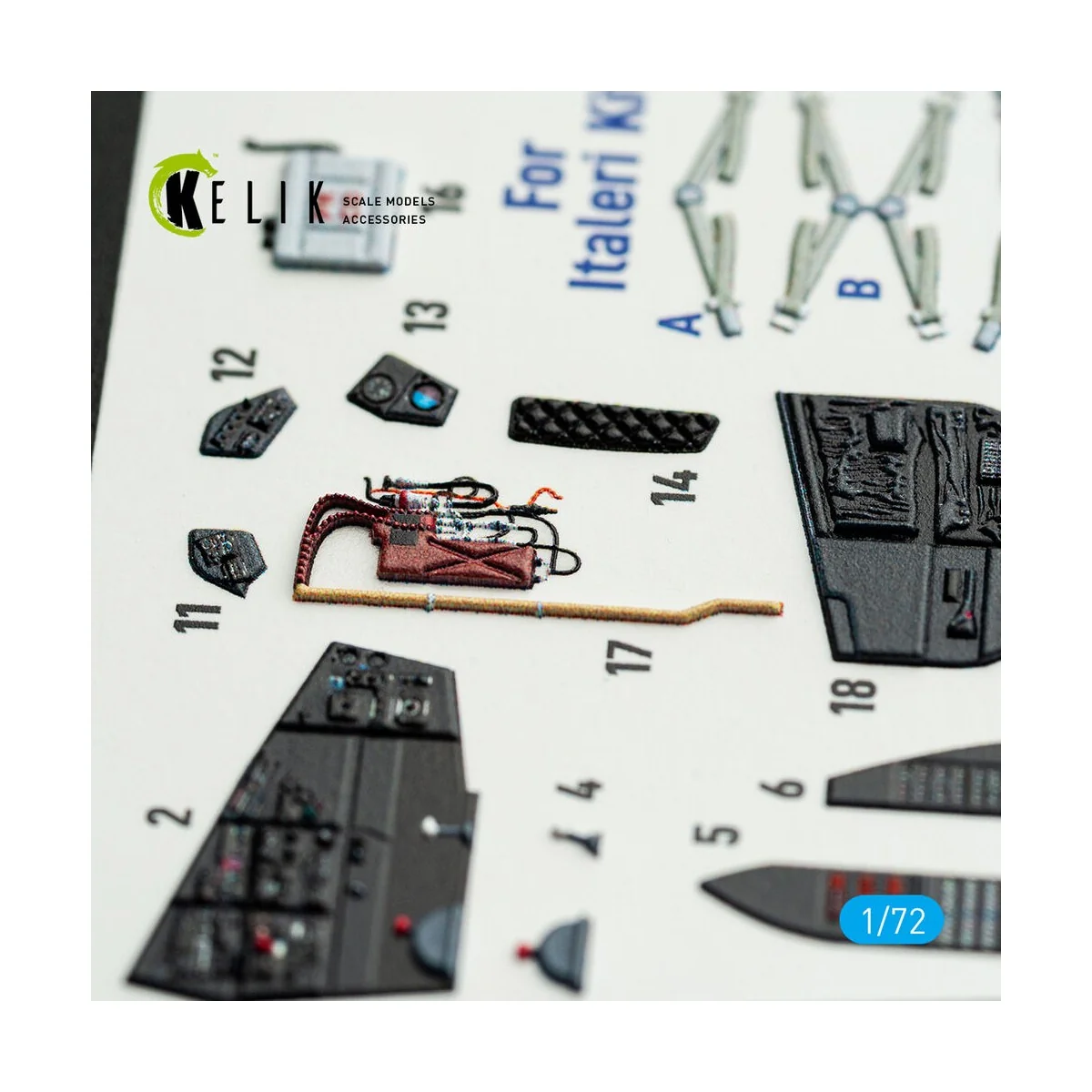 Mi-35/24 - interior 3D decals for Italeri kit, 1/72 - Kelik K72238