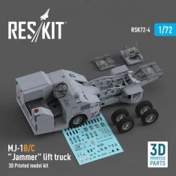 MJ-1B/C Jammer lift truck (3D Printed model kit), 1/72 - ResKit Mod...