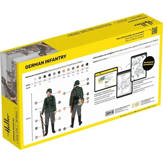 German Infantry, 1/72 - Heller 49605