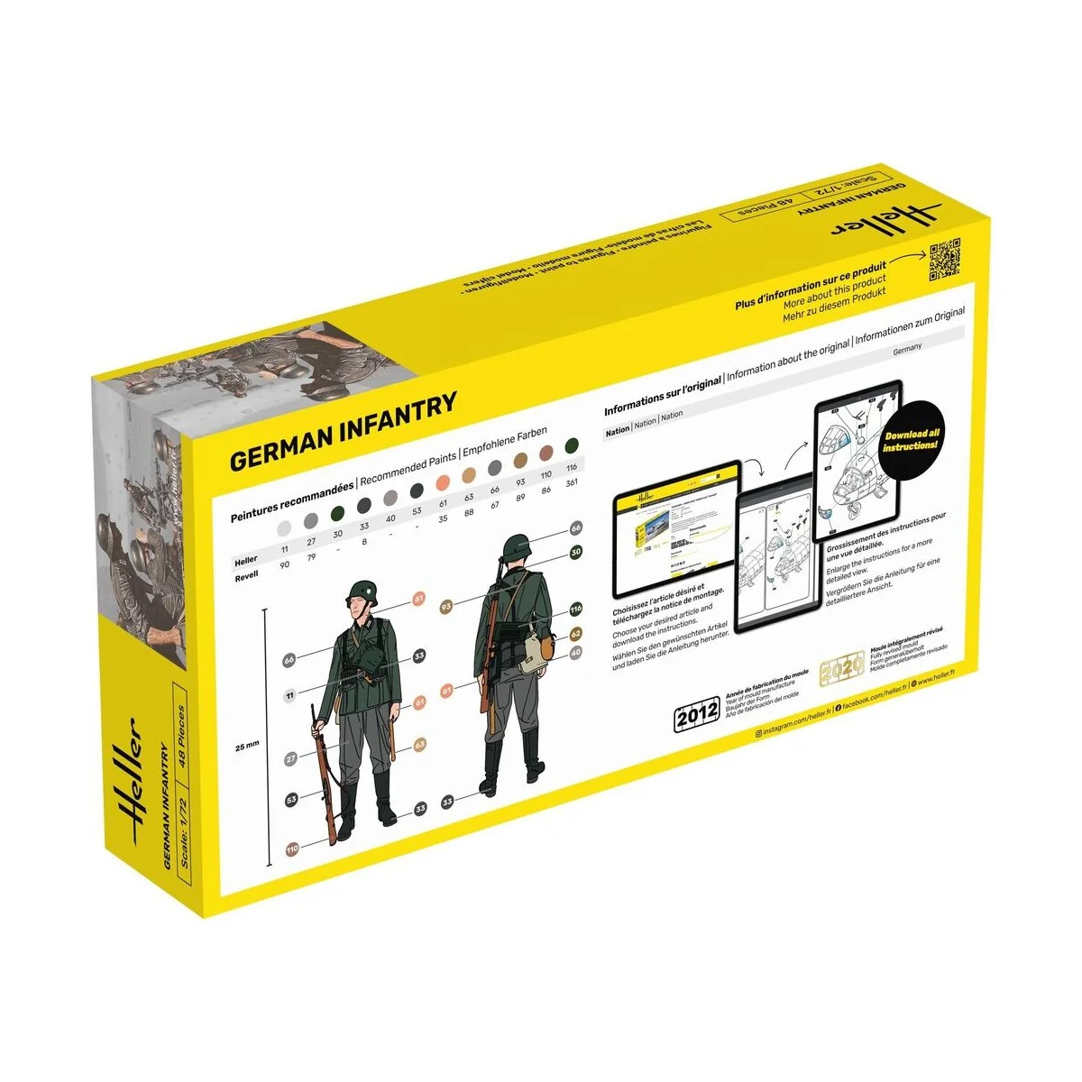 German Infantry, 1/72 - Heller 49605