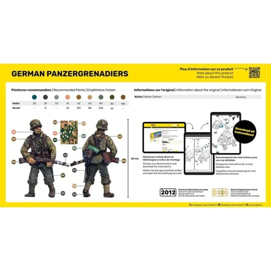 German Panzergrenadiers, 1/72 - Heller 49606