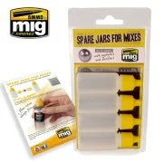 Spare Jars for Mixes (4 x 17mL jars with agitator and dosifier) - A...