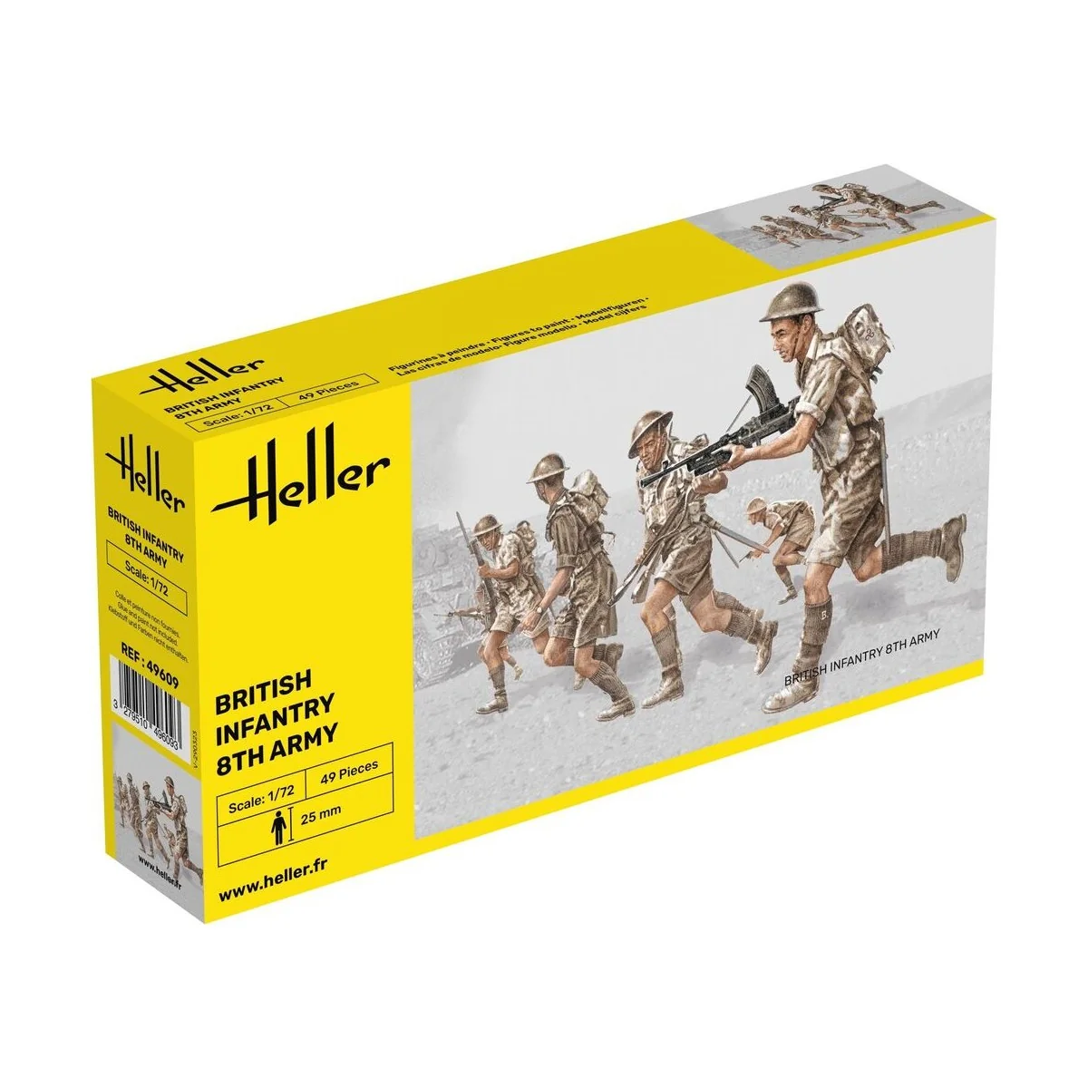 Britische Infanterie 8. Armee, 1/72 - Heller 49609 Britische Infanterie 8. Armee, 1/72 - Heller 49609