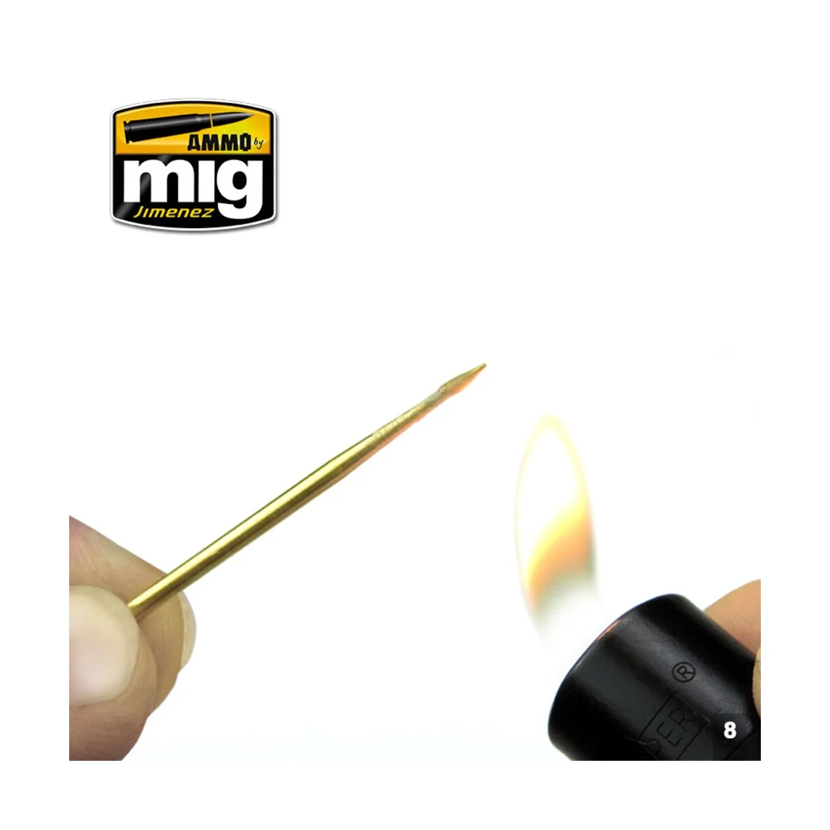 Brass Toothpicks - AMMO by MIG Jimenez A.MIG-8026 Brass Toothpicks - AMMO by MIG Jimenez A.MIG-8026