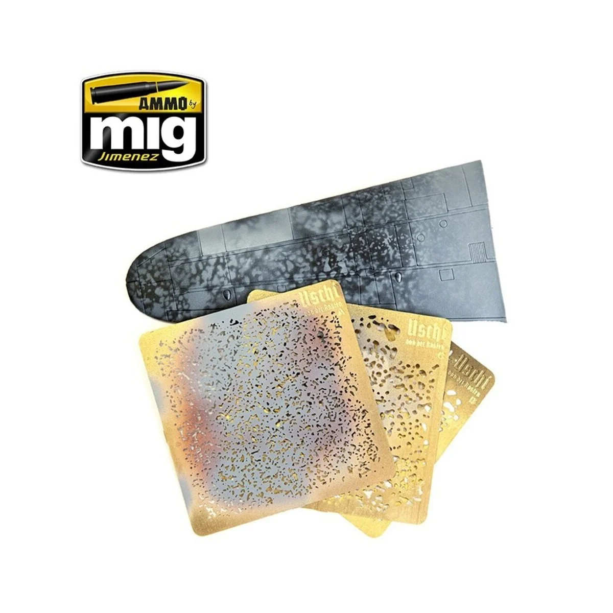 Airbrush Stencils - Available Again - AMMO by MIG Jimenez A.MIG-8035 Airbrush Stencils - Available Again - AMMO by MIG Jimenez A.MIG-8035