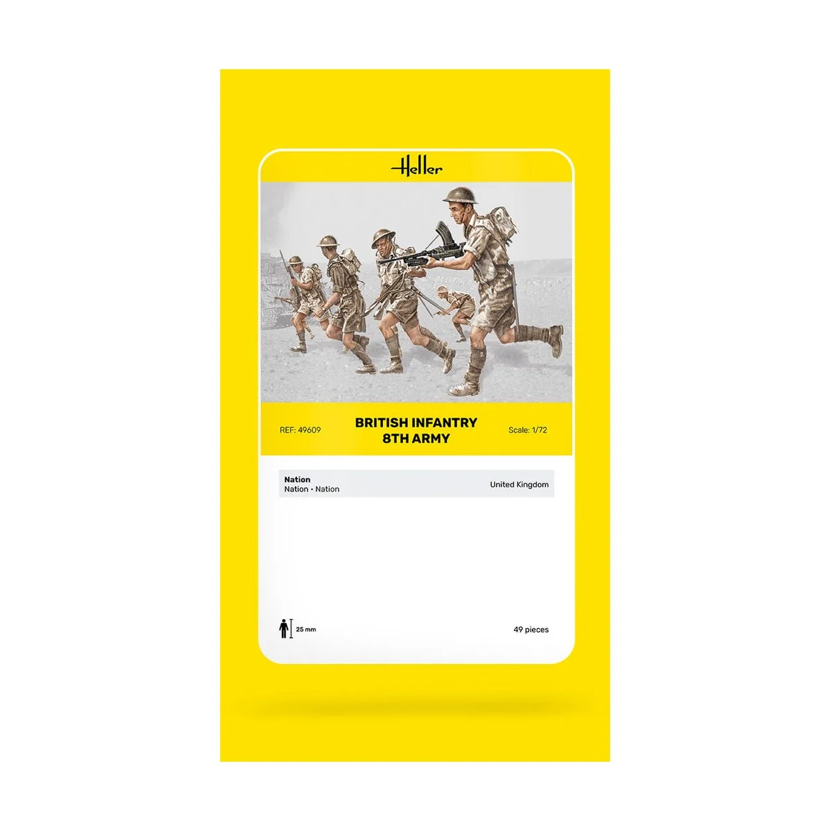 Britische Infanterie 8. Armee - Heller 49609