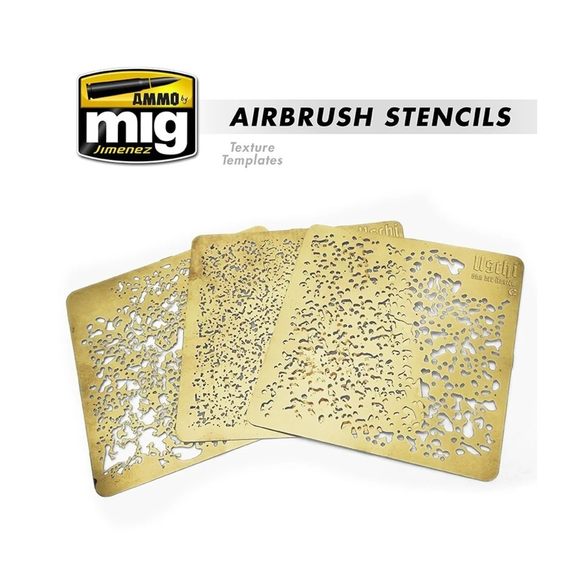 Airbrush Stencils - Available Again - AMMO by MIG Jimenez A.MIG-8035