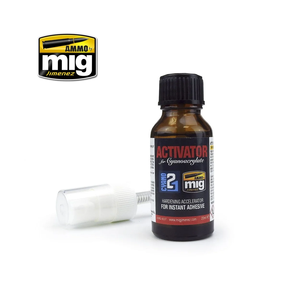 Cyanoacrylate Activator - AMMO by MIG Jimenez A.MIG-8037
