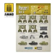 1/16 Panzer I Ausf. A Decals - AMMO by MIG Jimenez A.MIG-8060