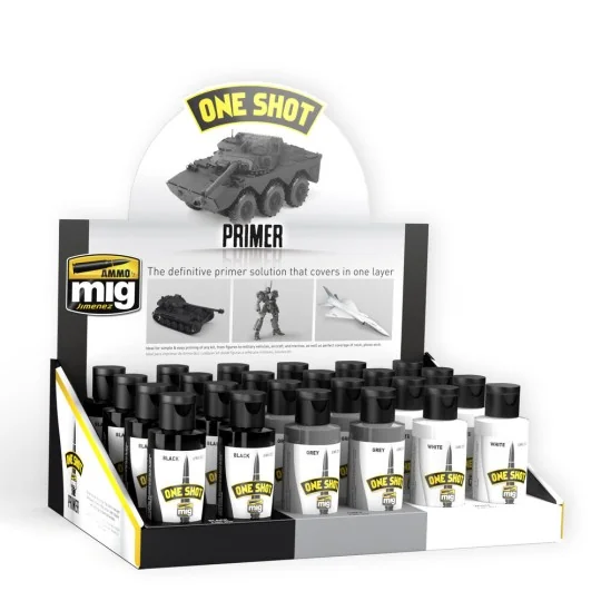 Display: One Shot Primer Basic - AMMO by MIG Jimenez A.MIG-8155