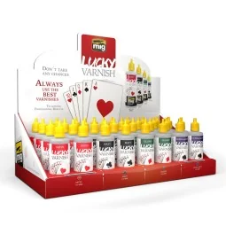 Display: Lucky Varnish Display - AMMO by MIG Jimenez A.MIG-8157