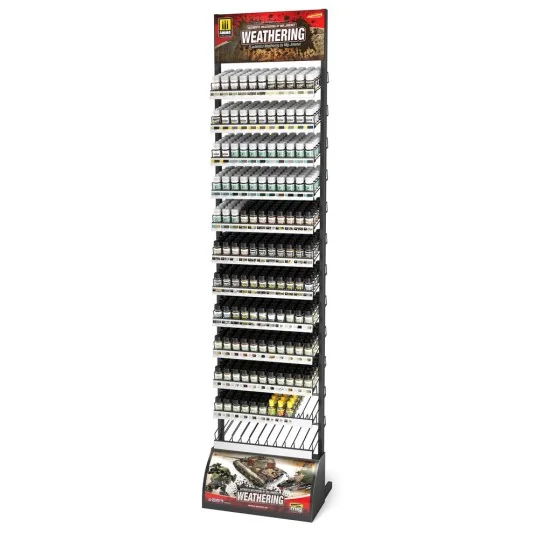 Rack: Full Weathering Range RCK - AMMO by MIG Jimenez A.MIG-8168