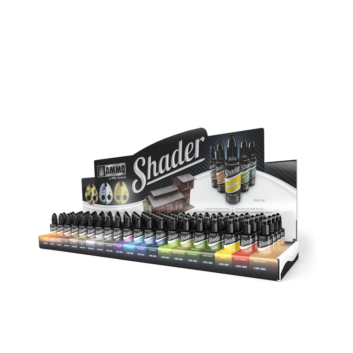 Display: Shaders - AMMO by MIG Jimenez A.MIG-8178 Display: Shaders - AMMO by MIG Jimenez A.MIG-8178