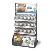 Rack: Acrylic Filters & Washes - AMMO by MIG Jimenez A.MIG-8180